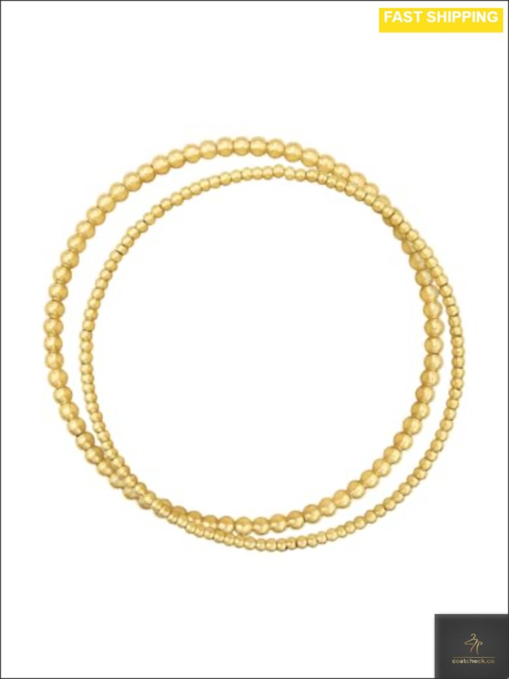 18k Gold Plated Elastic Bracelet Set Stackable Bangle Gift Box